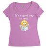 it's a good day to read Women's Triblend Scoop T-shirt