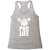 pug life dog tee new Racerback Tank