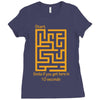 fun maze Ladies Fitted T-Shirt
