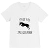 j'peux pas j'ai &eacute;quitation V-Neck Tee
