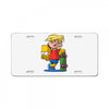 bart simpson License Plate