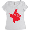 gun 'em down Women's Triblend Scoop T-shirt