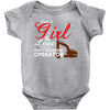 Just A Girl In Love With Her Heavy Equipment Operator Baby Bodysuit
