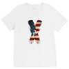 jake paul x american flag V-Neck Tee