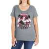 armstrong's gym Ladies Curvy T-Shirt