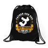 Father and Son Best Friends for Life Drawstring Bags