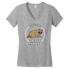 save the trash pandas Women's V-Neck T-Shirt