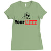 your mum Ladies Fitted T-Shirt