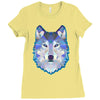 the wolf Ladies Fitted T-Shirt