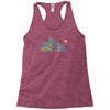 jurassic story Racerback Tank