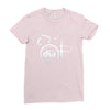 dw drum Ladies Fitted T-Shirt