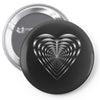 love black Pin-back button