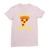 will plie for pizza Ladies Fitted T-Shirt