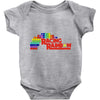racing rainbow Baby Onesie