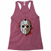 jason voorhees mask Racerback Tank