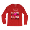Reading Yoga Wine Balance Long Sleeve Shirts