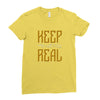 KEEP REAL Ladies Fitted T-Shirt