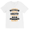 Super Cool Daughter Of A Freaking Awesome Mom V-Neck Tee