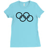 olympic rings Ladies Fitted T-Shirt