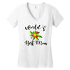 world's best mom Women's V-Neck T-Shirt