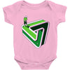 puzzled putter Baby Onesie