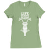 motorbike life behind bars Ladies Fitted T-Shirt