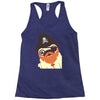 pug in a crew Racerback Tank
