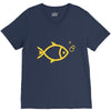 gold fish V-Neck Tee