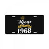kings are born in 1968 License Plate