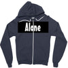 alone anymore Zipper Hoodie
