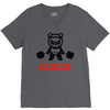 panda strong V-Neck Tee
