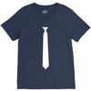skinny white tie V-Neck Tee
