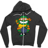 lucky turtle Zipper Hoodie