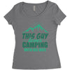 Camper Couple Man Women's Triblend Scoop T-shirt