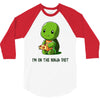 ninja diet (green) 3/4 Sleeve Shirt