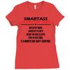 Smartass January Girl Ladies Fitted T-Shirt