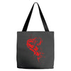 heartless splatter Tote Bags