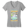 5  unicorn stab idiots Women's V-Neck T-Shirt