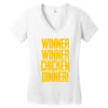 Winner Winner Chicken Dinner Women's V-Neck T-Shirt