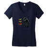 darth socks Women's V-Neck T-Shirt