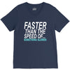 faster than the speed of something slower V-Neck Tee