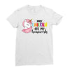My Unicorn Ate My Homework Ladies Fitted T-Shirt