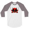deadpool cartoon 3/4 Sleeve Shirt