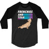 frenchies and yoga 3/4 Sleeve Shirt