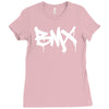 bmx graffiti Ladies Fitted T-Shirt