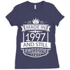 Made In 1997 And Still Awesome Ladies Fitted T-Shirt