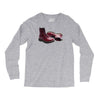 red doc marten skinhead boots, ideal birthday present or gift Long Sleeve Shirts
