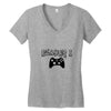 player 1 Women's V-Neck T-Shirt