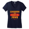 Legends Are Born In June Women's V-Neck T-Shirt