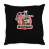 funny rude  beaver liquors, ideal gift or birthday present. Throw Pillow